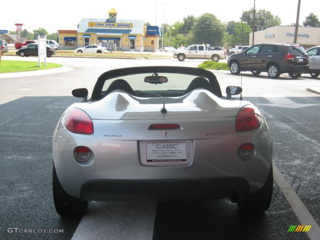 2008 Solstice Roadster - Cool Silver / Ebony photo #4
