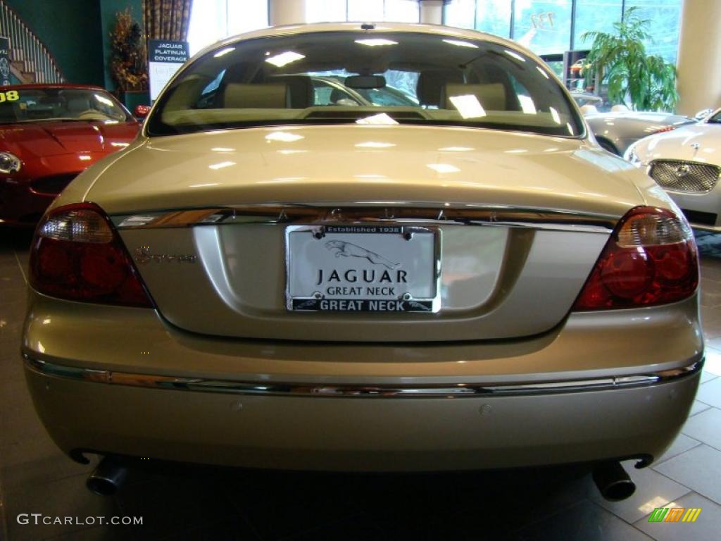 2007 S-Type 3.0 - Winter Gold Metallic / Ivory/Mocha photo #4