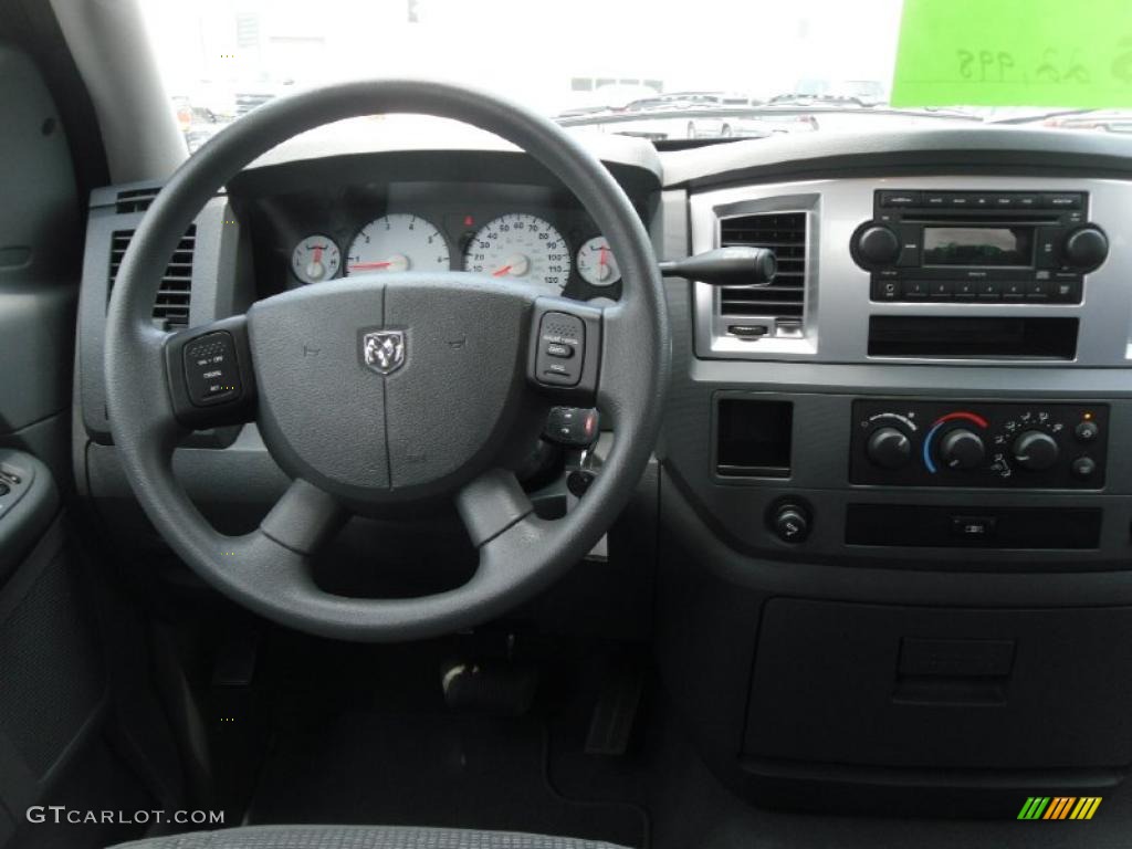 2008 Ram 1500 Lone Star Edition Quad Cab - Electric Blue Pearl / Medium Slate Gray photo #13