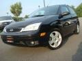 Pitch Black 2007 Ford Focus ZX3 SES Coupe