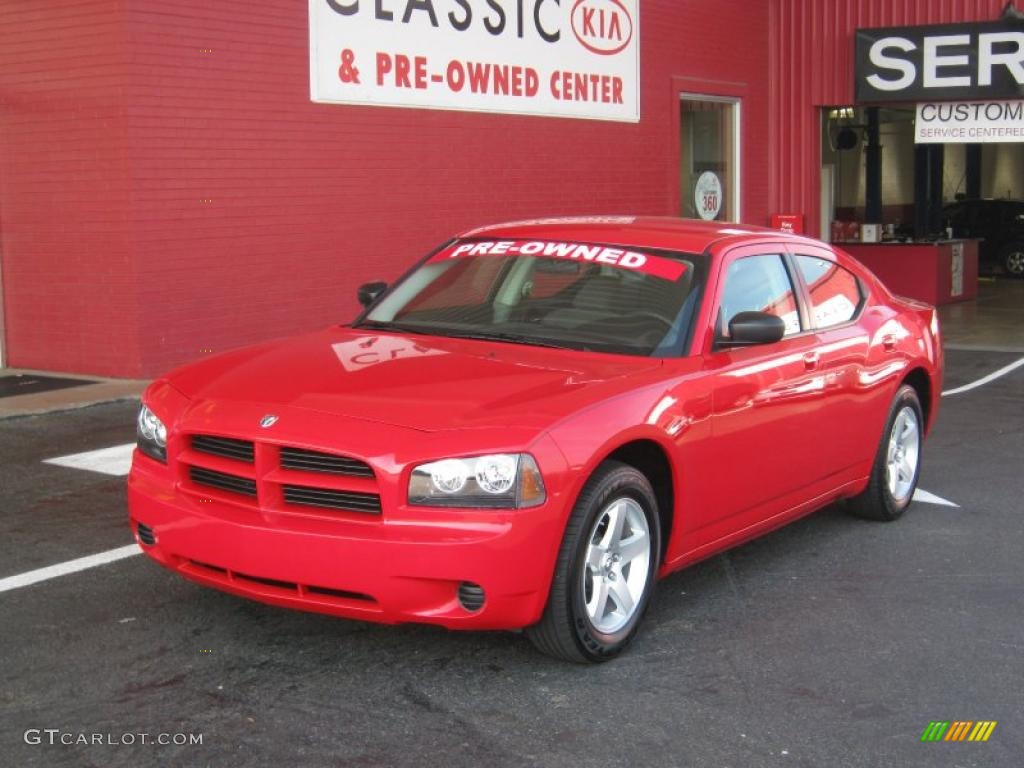 2009 Charger SE - TorRed / Dark Slate Gray photo #1