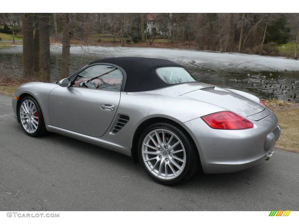2008 Boxster RS 60 Spyder - GT Silver Metallic / Carrera Red photo #4