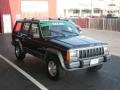 1991 Midnight Blue Metallic Jeep Cherokee Laredo  photo #7