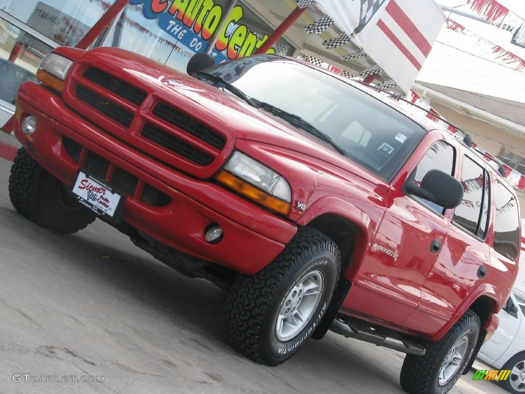 1998 Durango SLT 4x4 - Chili Pepper Red / Gray photo #19