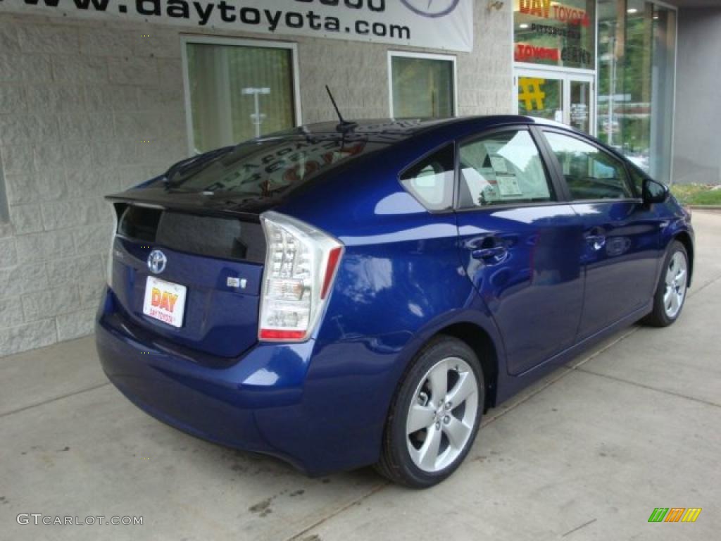 2010 Prius Hybrid V - Blue Ribbon Metallic / Misty Gray photo #2