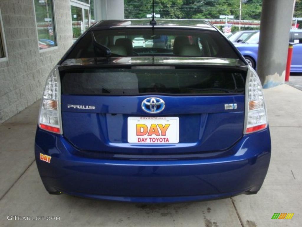 2010 Prius Hybrid V - Blue Ribbon Metallic / Misty Gray photo #3
