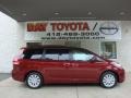 2011 Salsa Red Pearl Toyota Sienna Limited AWD  photo #1