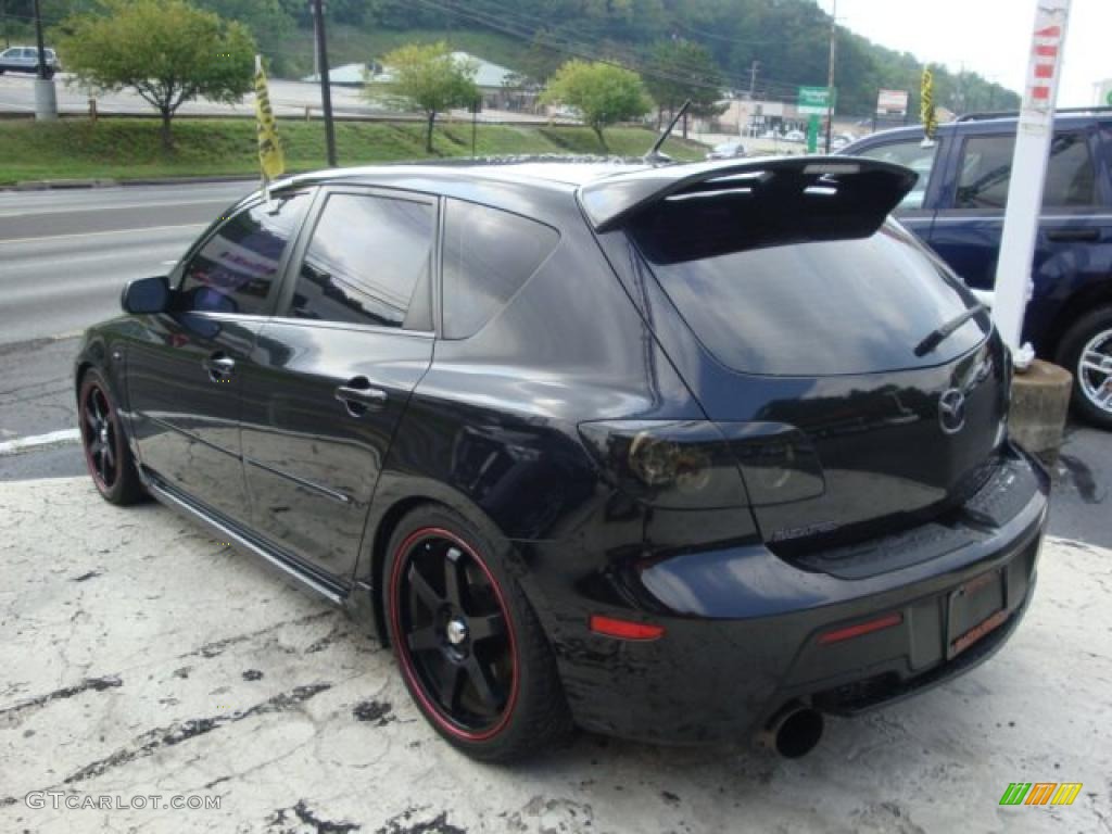 Black Mica 2007 Mazda MAZDA3 MAZDASPEED3 Grand Touring Exterior Photo #34285450