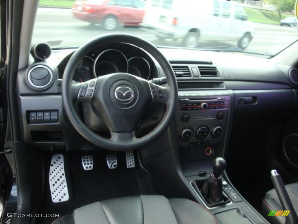 2007 Mazda MAZDA3 MAZDASPEED3 Grand Touring Gray/Black Dashboard Photo #34285718
