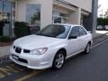 2007 Satin White Pearl Subaru Impreza 2.5i Sedan  photo #1