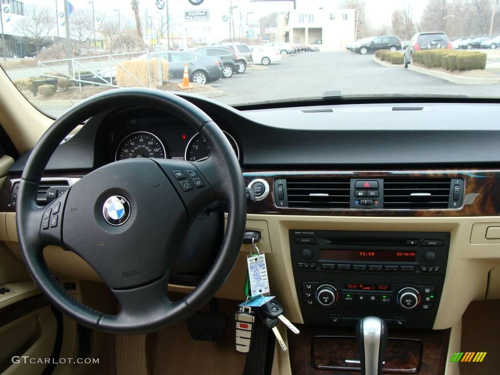 2007 3 Series 328xi Sedan - Monaco Blue Metallic / Beige photo #10
