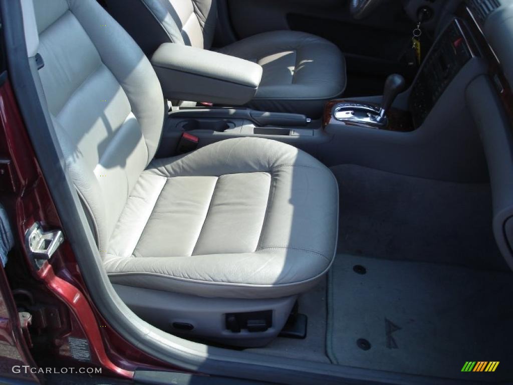 2001 A4 2.8 quattro Sedan - Hibiscus Red Pearl Effect / Opal Grey photo #23