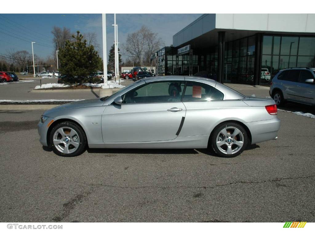 2009 3 Series 328i Convertible - Titanium Silver Metallic / Black Dakota Leather photo #2