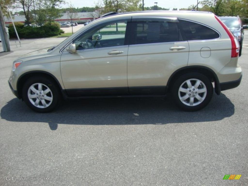 2008 CR-V EX-L 4WD - Borrego Beige Metallic / Ivory photo #2