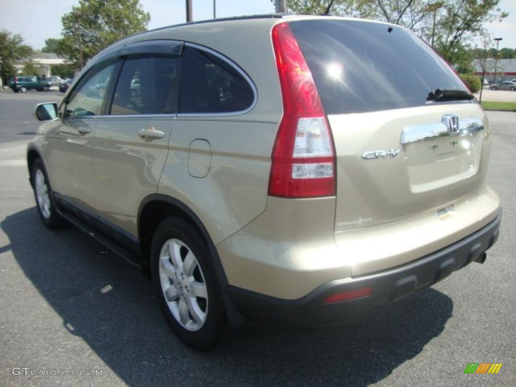 2008 CR-V EX-L 4WD - Borrego Beige Metallic / Ivory photo #3