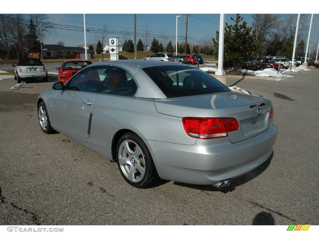 2009 3 Series 328i Convertible - Titanium Silver Metallic / Black Dakota Leather photo #3