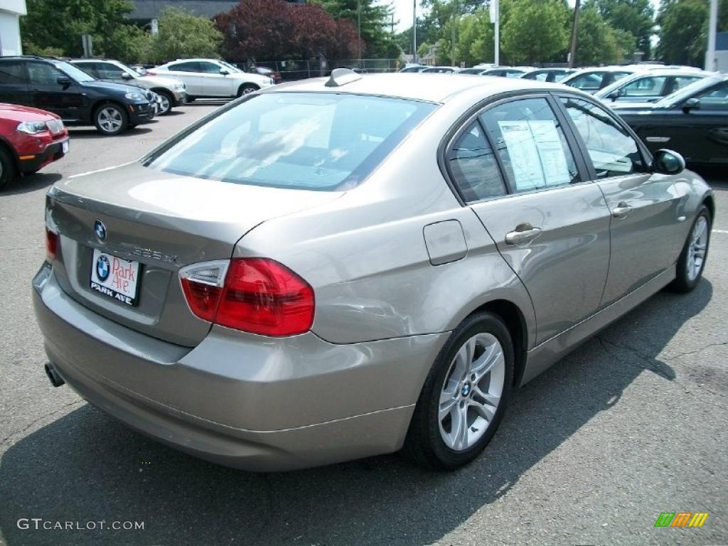 2008 3 Series 328xi Sedan - Platinum Bronze Metallic / Terra Dakota Leather photo #5