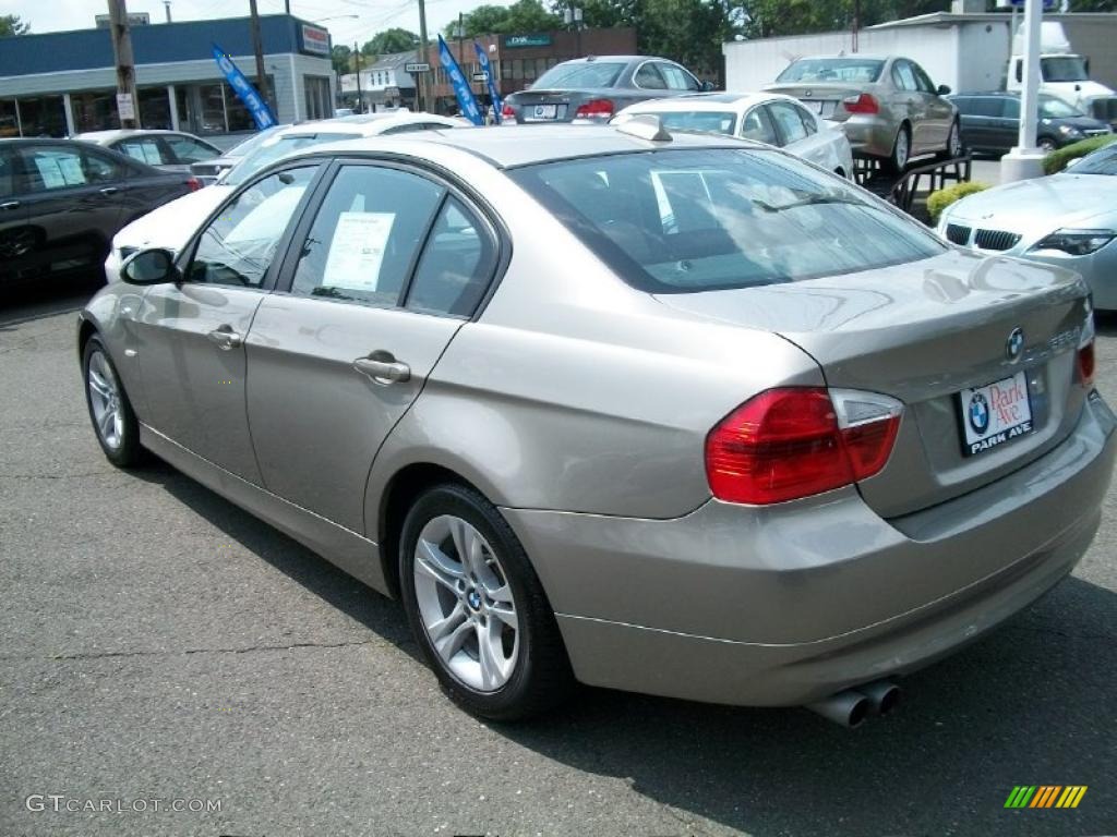 2008 3 Series 328xi Sedan - Platinum Bronze Metallic / Terra Dakota Leather photo #7