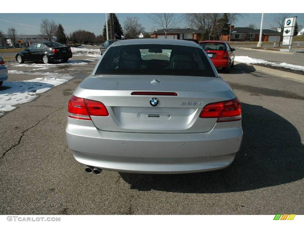 2009 3 Series 328i Convertible - Titanium Silver Metallic / Black Dakota Leather photo #4