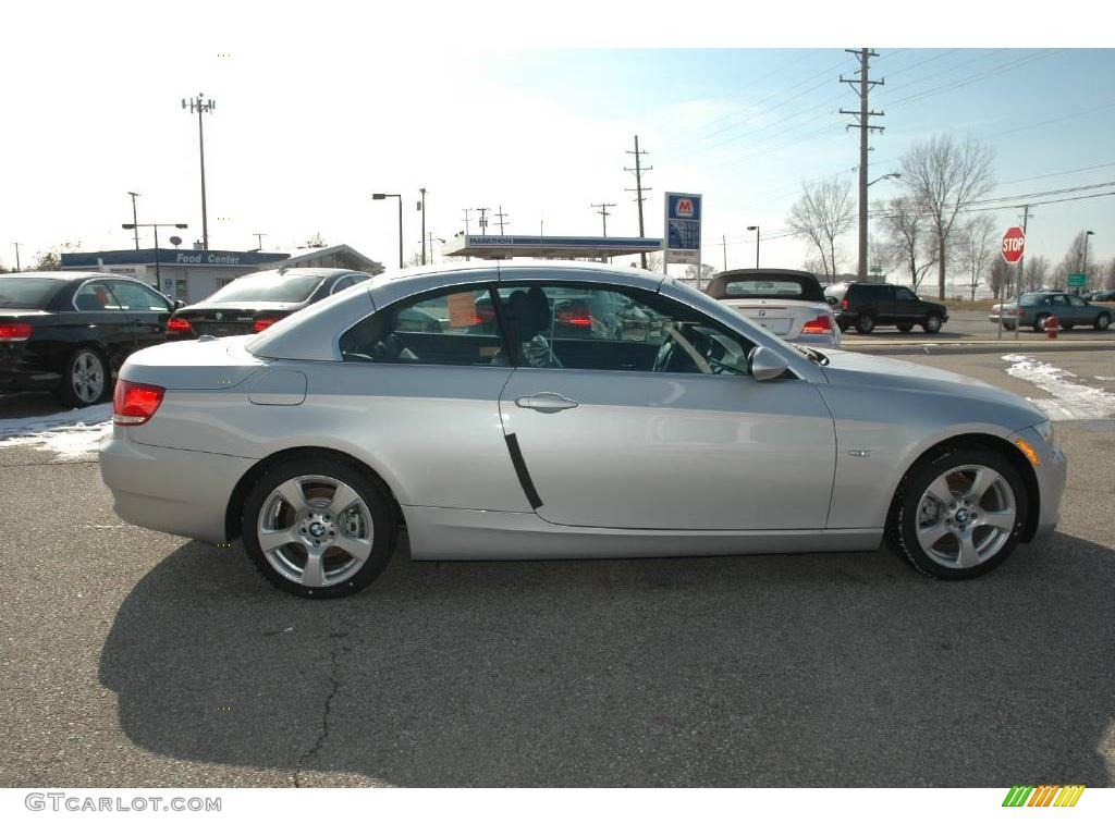 2009 3 Series 328i Convertible - Titanium Silver Metallic / Black Dakota Leather photo #6