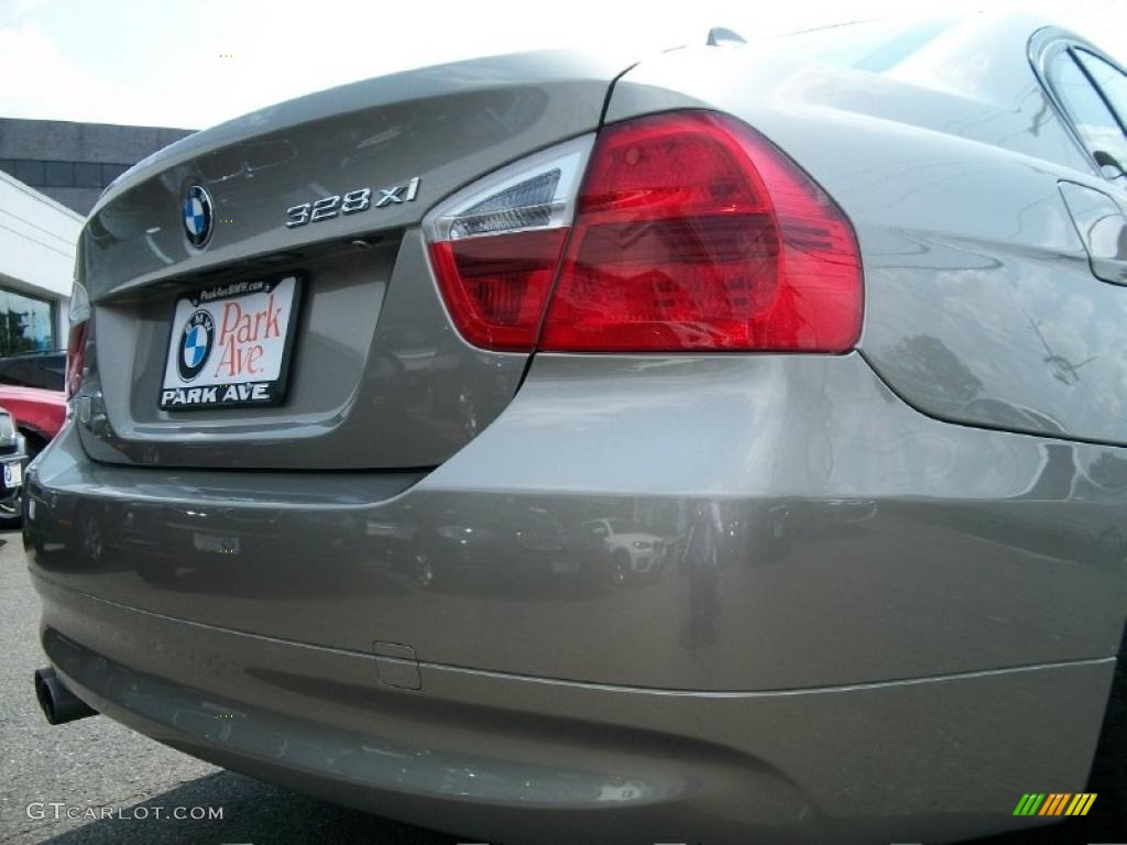 2008 3 Series 328xi Sedan - Platinum Bronze Metallic / Terra Dakota Leather photo #22