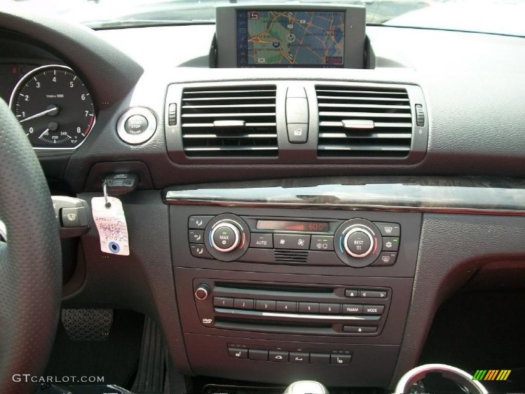 2008 1 Series 135i Convertible - Jet Black / Coral Red photo #18