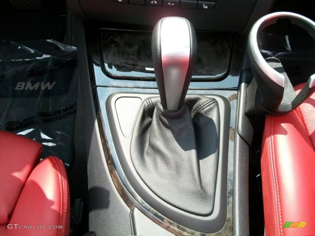 2008 1 Series 135i Convertible - Jet Black / Coral Red photo #19