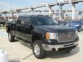 2008 Onyx Black GMC Sierra 2500HD SLT Z71 Crew Cab 4x4  photo #7