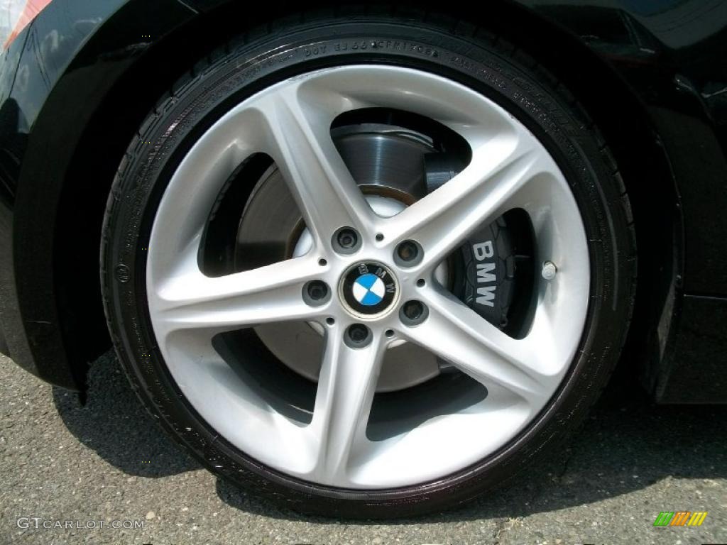 2008 1 Series 135i Convertible - Jet Black / Coral Red photo #28