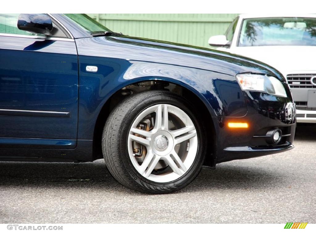 2008 A4 2.0T quattro Sedan - Deep Sea Blue Pearl Effect / Light Gray photo #9