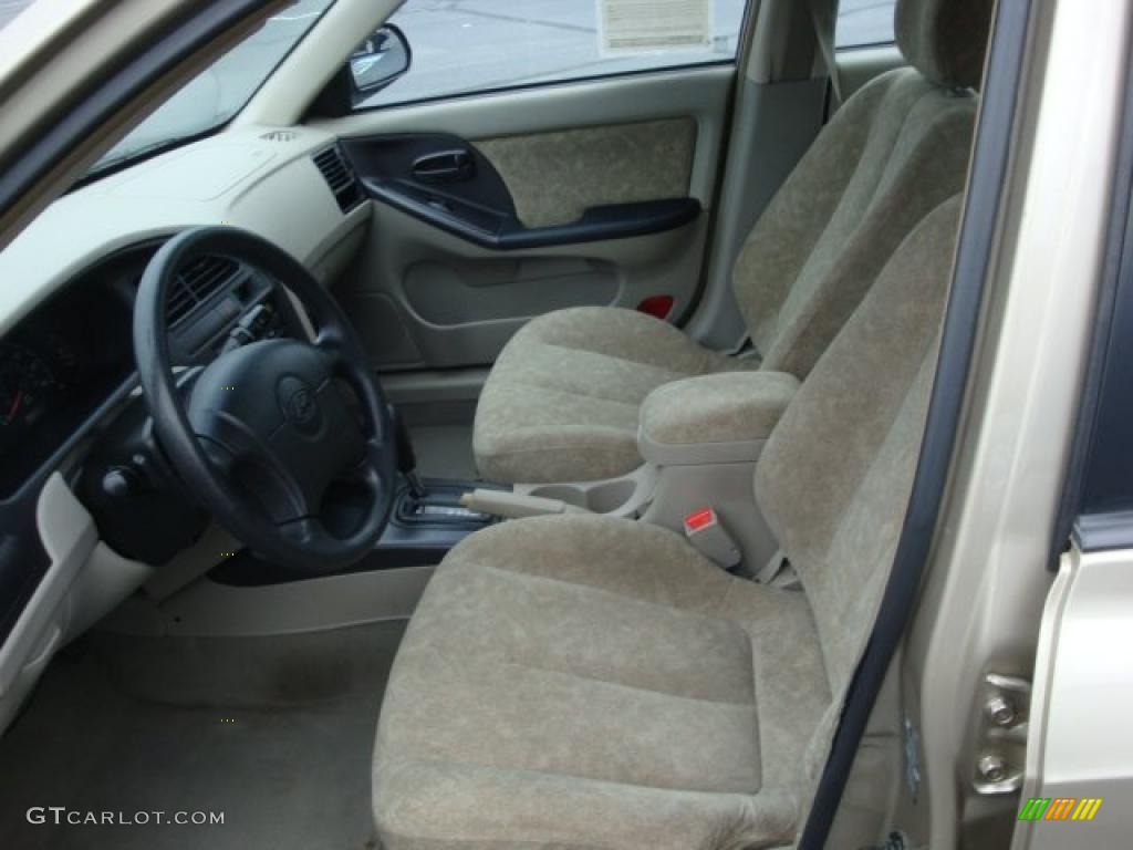 2001 Elantra GLS - Champagne / Beige photo #8