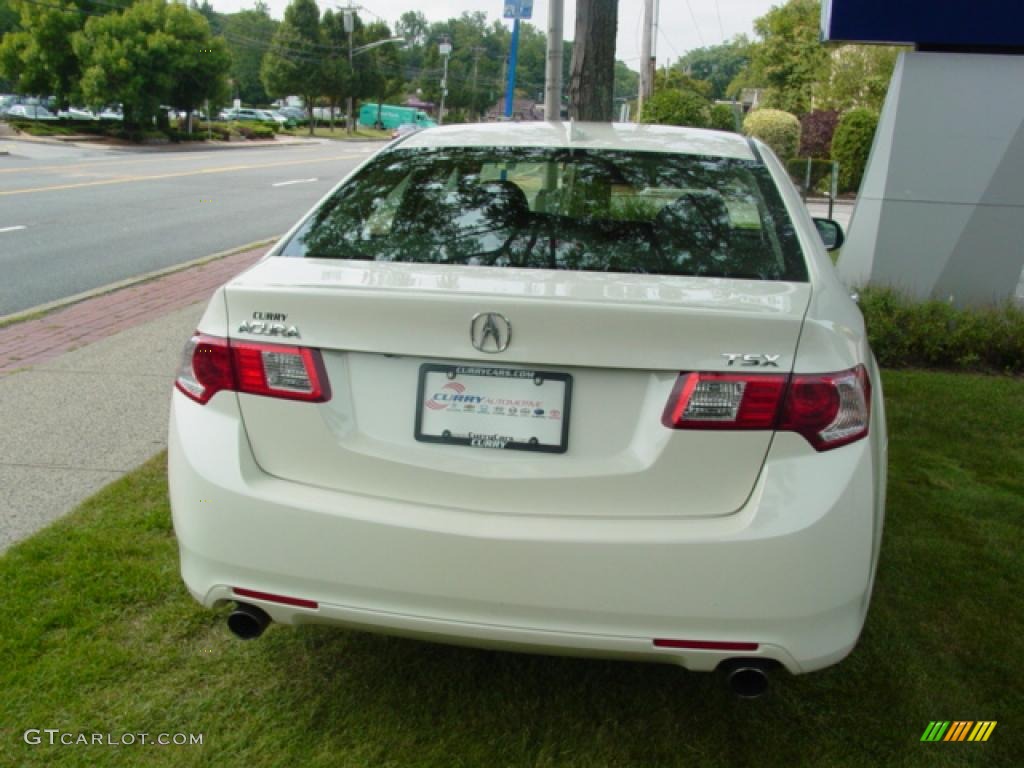 2010 TSX Sedan - Premium White Pearl / Ebony photo #6