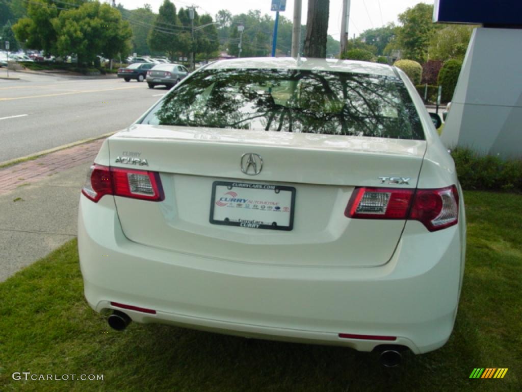 2010 TSX Sedan - Premium White Pearl / Ebony photo #6