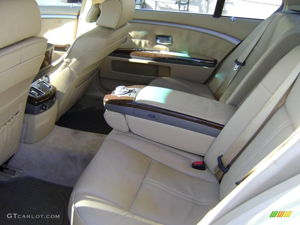 2006 7 Series 750Li Sedan - Alpine White / Dark Beige/Beige III photo #11