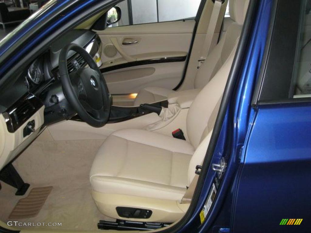 2011 3 Series 328i Sedan - Montego Blue Metallic / Beige photo #5