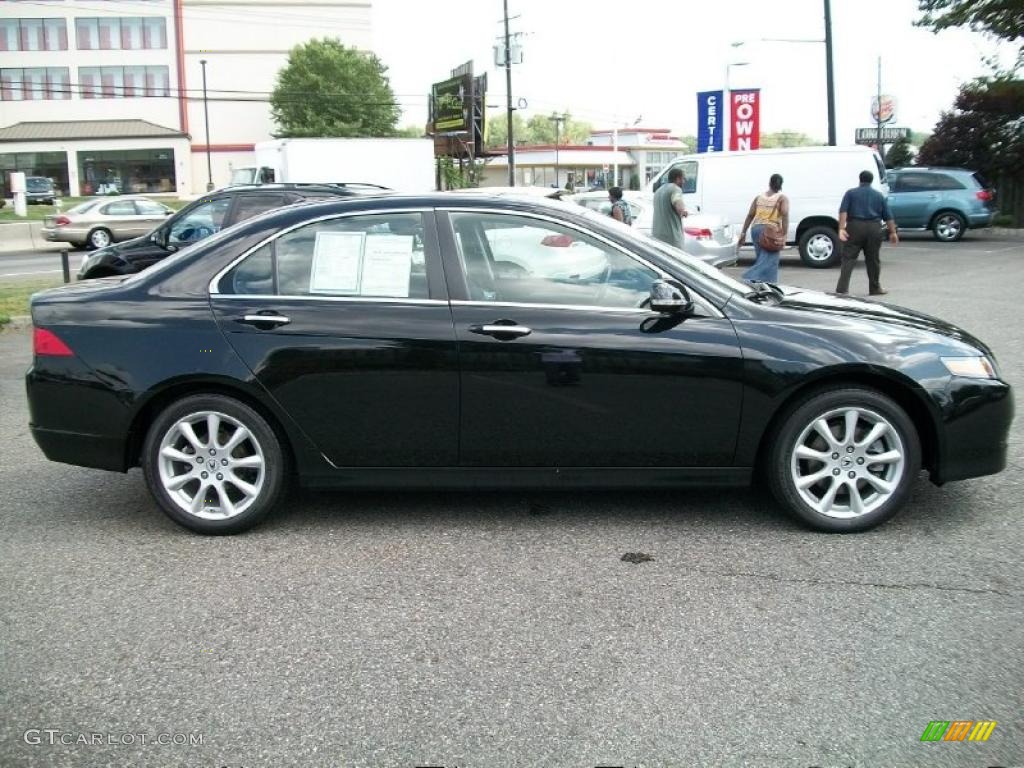 2008 TSX Sedan - Nighthawk Black Pearl / Ebony photo #4