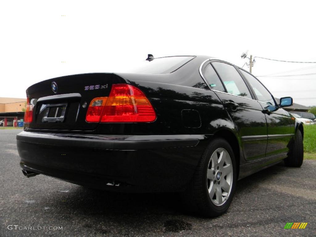 2004 3 Series 325xi Sedan - Jet Black / Natural Brown photo #8
