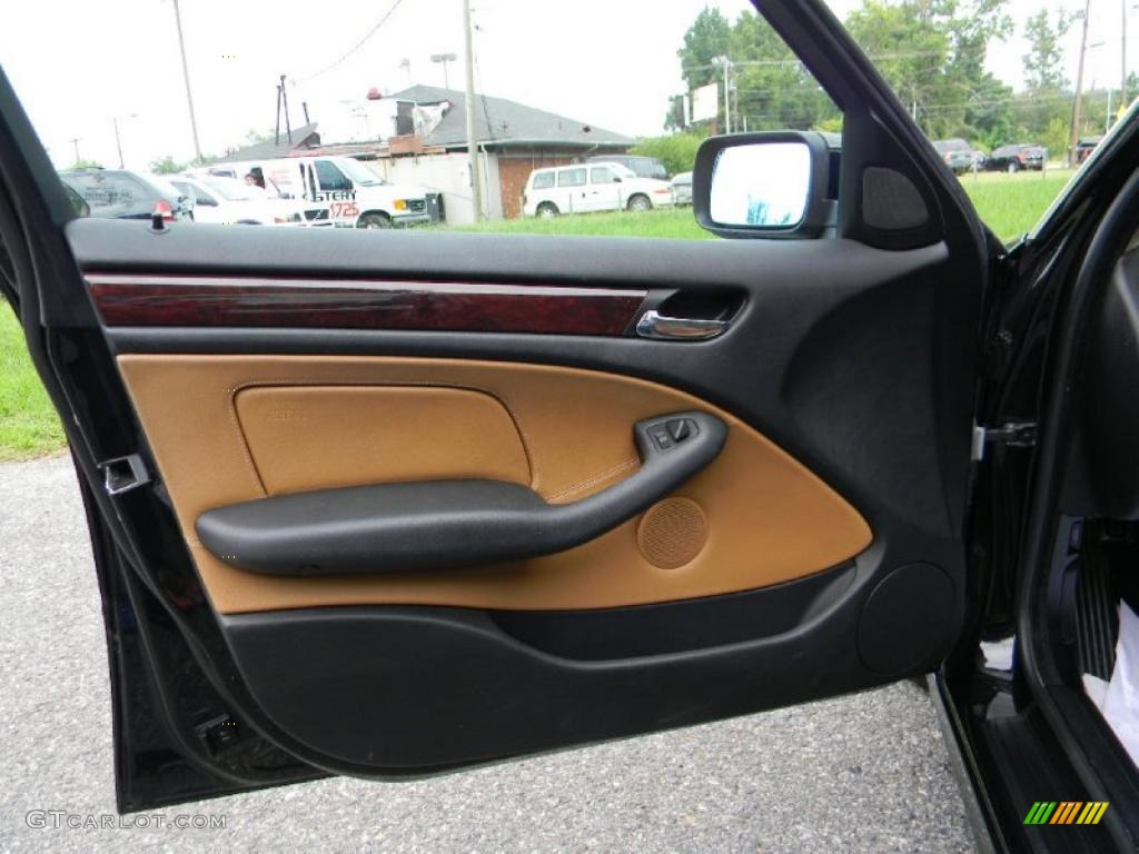 2004 3 Series 325xi Sedan - Jet Black / Natural Brown photo #16