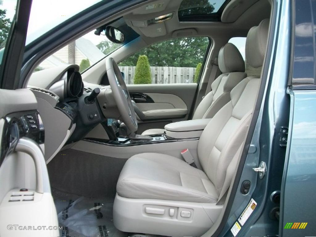 2007 MDX Sport - Steel Blue Metallic / Taupe photo #12