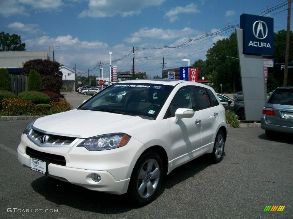 2008 RDX  - White Diamond Pearl / Taupe photo #1