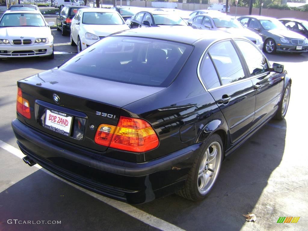 2003 3 Series 330i Sedan - Jet Black / Black photo #3