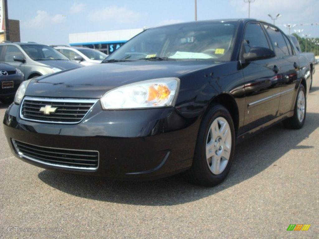 2006 Malibu LT V6 Sedan - Black / Titanium Gray photo #1