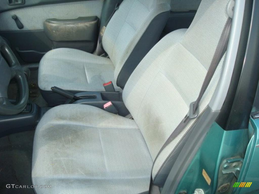 1996 Tercel DX Sedan - Wild Mint Metallic / Gray photo #10