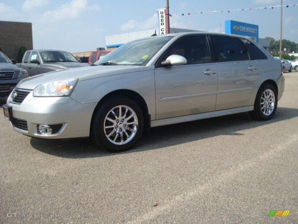 2006 Malibu Maxx LT Wagon - Silverstone Metallic / Ebony Black photo #2
