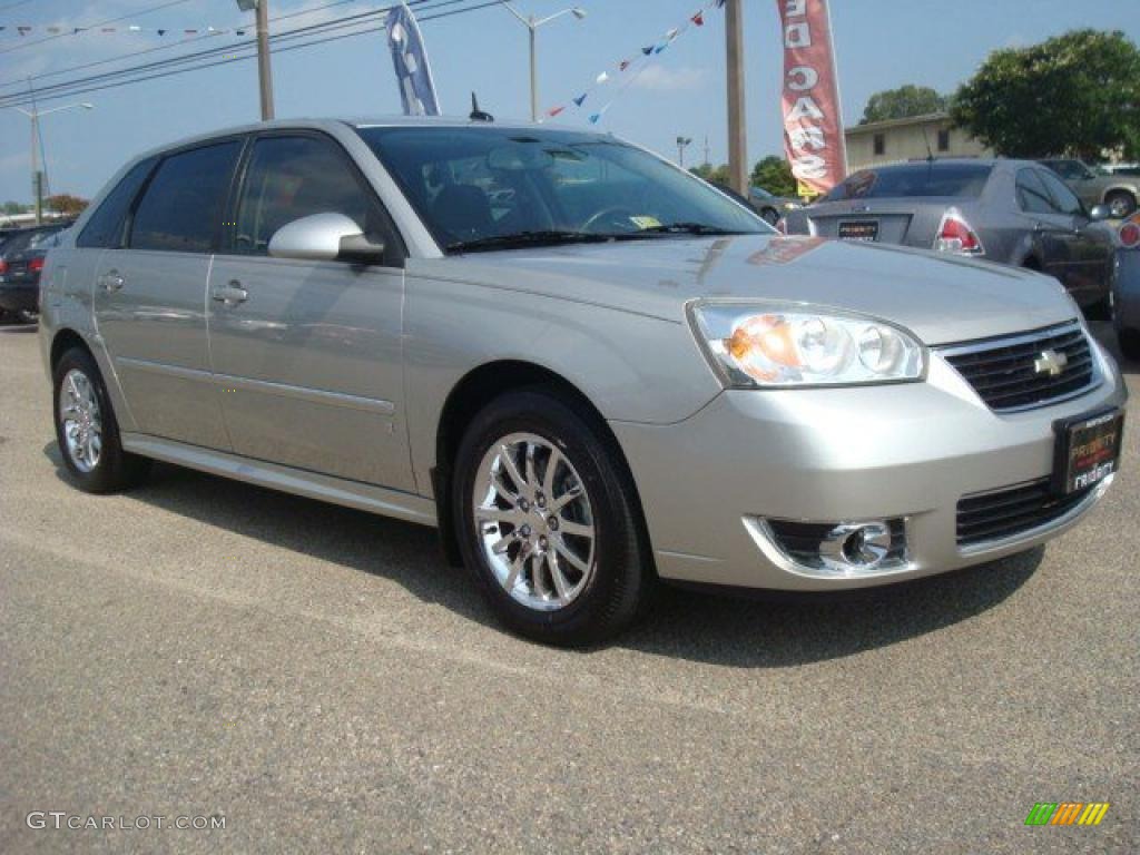 2006 Malibu Maxx LT Wagon - Silverstone Metallic / Ebony Black photo #9