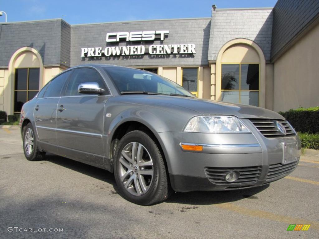 2002 Passat GLX Sedan - Silverstone Grey Metallic / Black photo #1