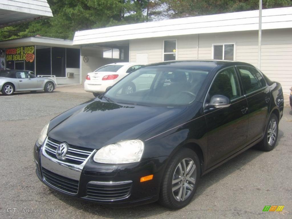 2006 Jetta 2.5 Sedan - Black / Anthracite Black photo #6