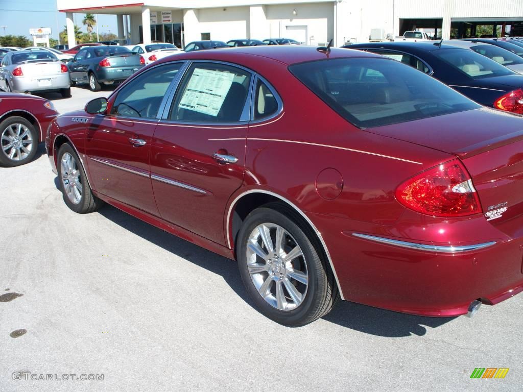 2008 LaCrosse Super - Red Jewel Tintcoat / Cocoa photo #3