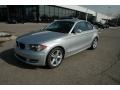 2009 Titanium Silver Metallic BMW 1 Series 128i Coupe  photo #1