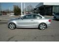 2009 Titanium Silver Metallic BMW 1 Series 128i Coupe  photo #2